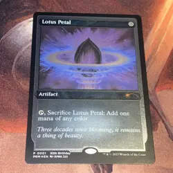 Lotus Petal X1 Mtg Unique And Miscellaneous Promos Nm Foil Etched - Image 1