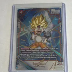 Dragon Ball Super Bandai Son Goten SCR FB08-121 Double Strike Foil Battle Card - Image 1