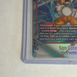 Dragon Ball Super Bandai Son Goten SCR FB08-121 Double Strike Foil Battle Card - Image 4