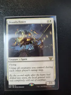 Drumbellower Commander: Kamigawa: Neon Dynasty Regular MTG NM Magic - Image 1