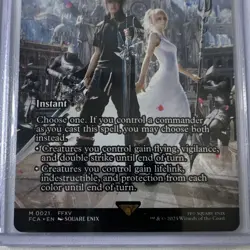 Blessing of the Oracle Final Fantasy Mythic Foil Extended Art White M 0021 - Image 4
