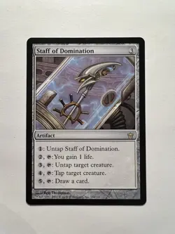 Staff of Domination - MTG Fifth Dawn - LP - Image 1