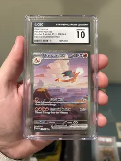 Charizard ex SIR 199/165 Pokemon Scarlet & Violet 151 CGC 10 Gem Mint - Image 1