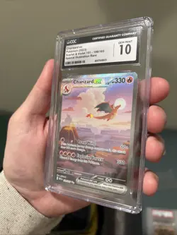 Charizard ex SIR 199/165 Pokemon Scarlet & Violet 151 CGC 10 Gem Mint - Image 2