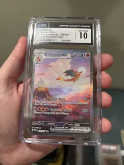 Charizard ex SIR 199/165 Pokemon Scarlet & Violet 151 CGC 10 Gem Mint - Image 4