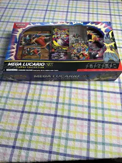 Pokemon TCG Mega Lucario ex Premium Figure Collection Box Factory Sealed - Image 2