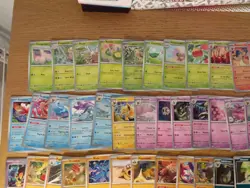 80% Complete Prismatic Evolutions Base Set Pokemon Card Bundle - No Duplicates - Image 3