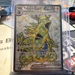 Tyranitar EX 211/197 Obsidian Flames Ultra Rare Full Art Pokemon - Image 4