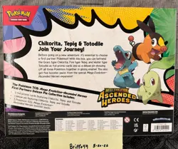 Pokemon TCG Ascended Heroes First Partners Deluxe Pin Collection Box Sealed New - Image 2