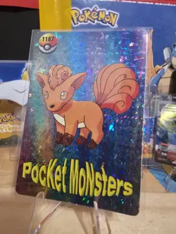 1999 Vintage Pocket Monsters Vending Prism - Vulpix #1167 - Dugtrio Back - Image 4