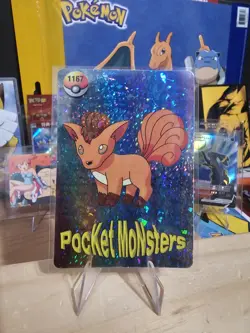 1999 Vintage Pocket Monsters Vending Prism - Vulpix #1167 - Dugtrio Back - Image 5