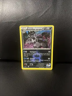 Pokemon Team Aqua's Mightyena 18/34 Double Crisis Common LP - Image 1