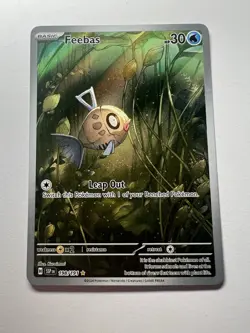 Feebas 198/191 SV08: Surging Sparks Illustration Rare Pokemon TCG - NM - Image 1