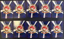 Gym Heroes/Challenge Sabrina's Pokemon Lot of 10 (Japanese) NM/LP Old Back Cards - Image 2