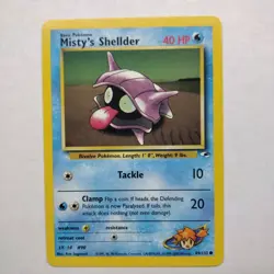 Misty's Shellder Gym Heroes 89/132 Pokemon TCG - Same Day Shipping! - Image 1