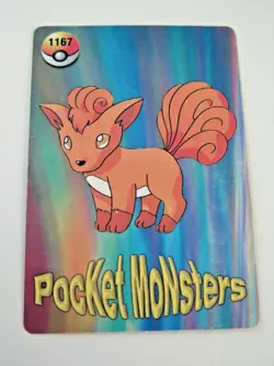 Pokemon DUGTRIO & VULPIX Pocket Monsters Holo Prism Vending Sticker #1176 - Image 2