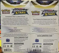 Pokemon TCG brilliant Stars Eevee, Pikachu & Raichu Checkout Lane Blister 2 Pack - Image 2
