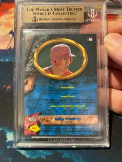 2011 Bowmans Best Mike Trout BGS 9.5 Rookie Card - Image 2