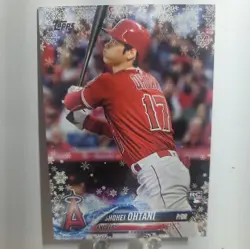 2018 Shohei Ohtani Topps Holiday RC #HMW17 Rookie Card - Image 1