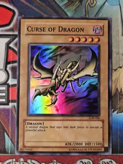 Yu-Gi-Oh! TCG Curse of Dragon LOB-066 Super Rare - Image 1