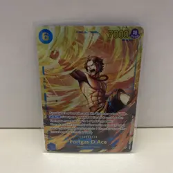 One Piece Card Game Portgas D. Ace OP13-119 SEC Carrying on His Will English NM - Image 1