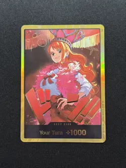 DON!! Card Nami Gold Extra Booster: One Piece Heroines Edition Foil English - Image 1