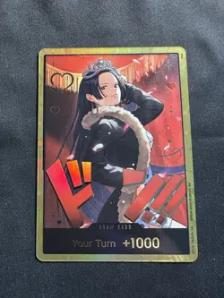 DON!! Card (Boa Hancock) (Gold) Extra Booster: One Piece Heroines Edition Foil - Image 1