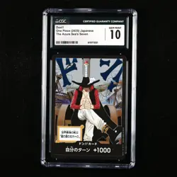 CGC 10 GEM MINT 2025 One Piece JPN Dracule Mihawk Don!! - Image 1