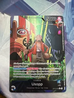 Usopp Alt Art Leader OP10-042 One Piece Royal Blood English - Image 1