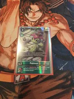 Palmon BT14-044 SR Digimon Card Game - Image 1