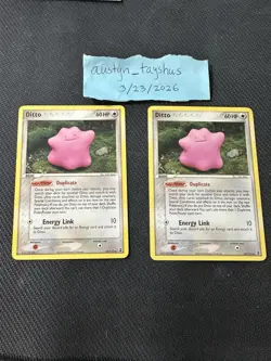 [2 Cards] Pokemon EX Delta Species Ditto 35/113 Cards Pokemon TCG English - Image 1