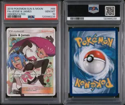 Pokemon TCG Jessie & James Trainer Full Art Ultra Rare Card 68/68 HF PSA 10 - Image 3