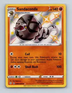 Sandaconda SV071 2021 Pokemon Shining Fates Shiny Vault Holo Rare Card NM+ - Image 1