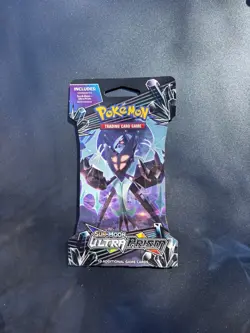 Pokemon Sun & Moon Ultra Prism Booster Pack 10 Cards Necrozma English 2018 - Image 1