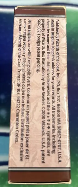 Magic The Gathering Prophecy Slither Deck Box and Cards With Insert, No Foil - Image 4