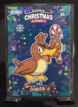 Rare Full Art Pokemon Christmas Collectoons Card #83 Farferch’d (Peru) Low Pop - Image 1