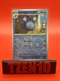 Poliwhirl #061/165 SV: Scarlet & Violet 151 Reverse Holo Pokemon Card MP - Image 1