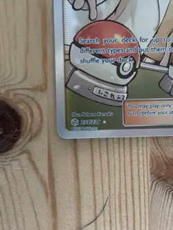 Professor Oak's Setup Cosmic Eclipse Full Art Trainer Card 233/236 Raw - Image 5