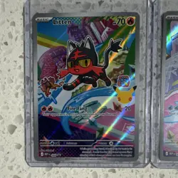 Pokemon First Partner Alola Starters Lot Rowlet Litten Popplio - 3 Cards - Image 4