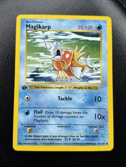Magikarp 1st Edition Shadowless 35/102 Base Set Pokemon Card See Pics Nm/vlp - Image 1