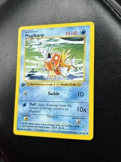 Magikarp 1st Edition Shadowless 35/102 Base Set Pokemon Card See Pics Nm/vlp - Image 5