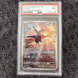 2025 Pokemon Surging Sparks Latios Illustration Rare 203 PSA 9 - Image 1
