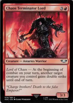 Chaos Terminator Lord - Warhammer 40,000 - 74 NM - Image 1