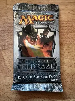 MTG: RISE of the ELDRAZI Sealed Booster Pack from Box - Zendikar Block - English - Image 1