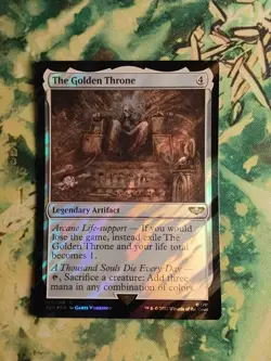 MTG | The Golden Throne (Surge Foil) | Warhammer 40,000 | 40K | Magic | NM - Image 1