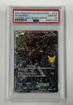 Zekrom 114 Celebrations Classic Collection Pokemon PSA 10 - Image 1