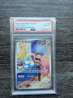 Lickitung 180/162 Pokemon TCG Temporal Forces Illustration Rare Card - Image 1