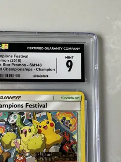 Pokemon Champions Festival 2018 SM148 Worlds (CHAMPION Stamped) PROMO CGC 9 - Image 5