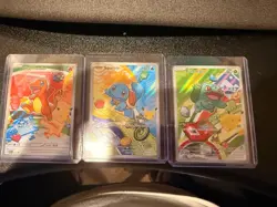 Pokemon TCG First Partner Illustration Collection Series 1 Kanto GEN 1 Starters - Image 1