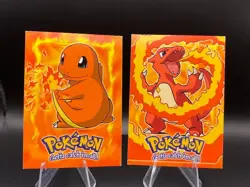 Topps Pokemon Charmander #04 & Charmeleon #05 The First Movie - Image 3